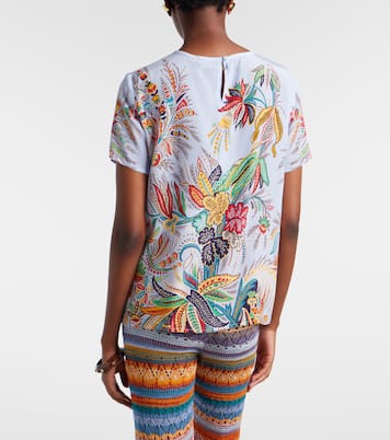 Top aus Crêpe de Chine aus Seide | Etro