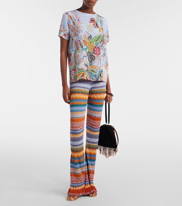 Top aus Crêpe de Chine aus Seide | Etro