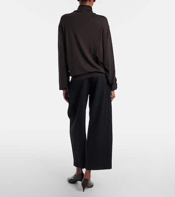 Roma virgin wool wide-leg pants | Khaite
