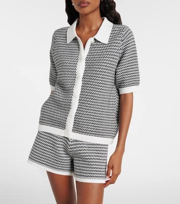Gaelle chevron cotton cardigan | Varley