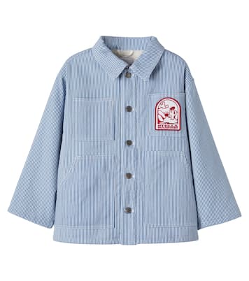 Striped denim jacket  | Stella McCartney Kids