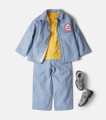 Striped denim jacket  | Stella McCartney Kids
