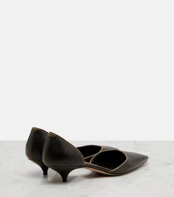 Liisa D'Orsay suede pumps | The Row