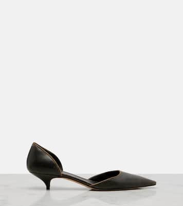 Liisa D'Orsay suede pumps | The Row