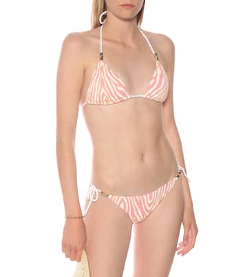 Haut de bikini triangle Cape Town imprimé | Heidi Klein