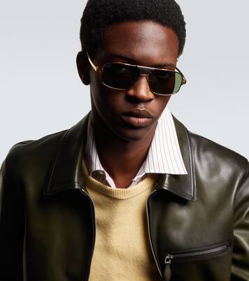 Rectangle-frame acetate sunglasses | Cartier Eyewear Collection
