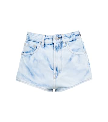 High-Rise Jeansshorts | Alessandra Rich
