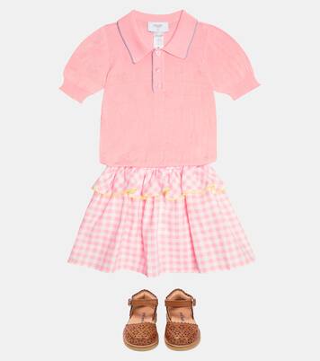 Robe en lin à carreaux | Paade Mode