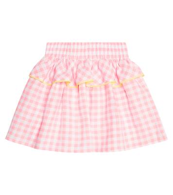 Robe en lin à carreaux | Paade Mode