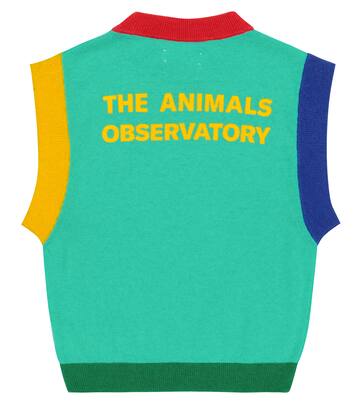 Parrot printed sweater vest | The Animals Observatory