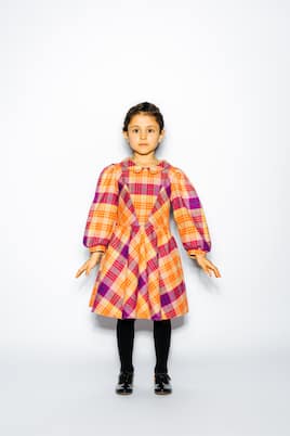 Checked cotton dress | Paade Mode