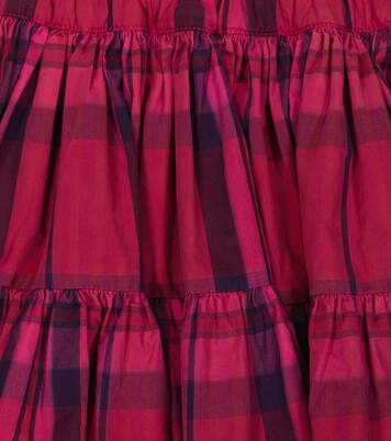 Jupe en coton à carreaux | Morley