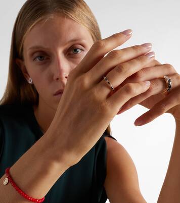 Bague en or 18 ct, diamants et saphirs | Suzanne Kalan