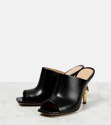 Pantoletten Knot aus Leder | Bottega Veneta