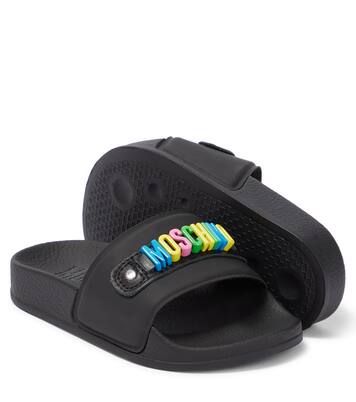 Logo rubber slides | Moschino Kids