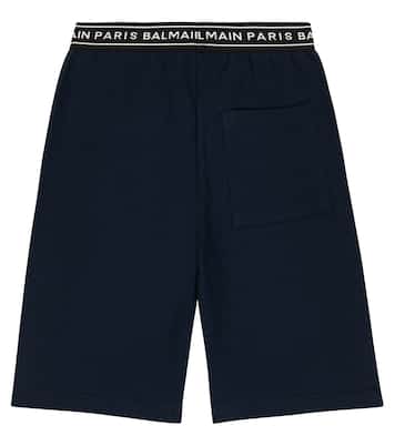 Shorts aus Baumwoll-Jersey | Balmain Kids