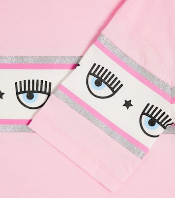x Chiara Ferragni Eyestar cotton jersey T-shirt | Monnalisa
