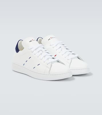 Stitched leather sneakers | Kiton