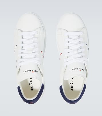 Stitched leather sneakers | Kiton