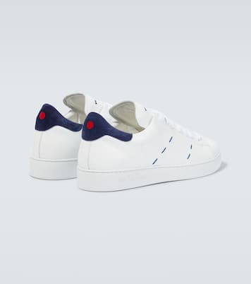 Stitched leather sneakers | Kiton