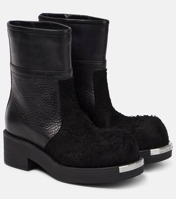 Leather and suede ankle boots | MM6 Maison Margiela