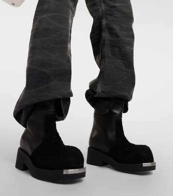 Leather and suede ankle boots | MM6 Maison Margiela