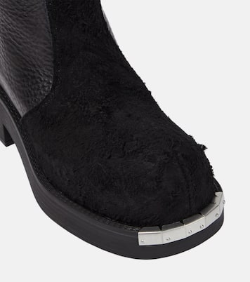 Leather and suede ankle boots | MM6 Maison Margiela