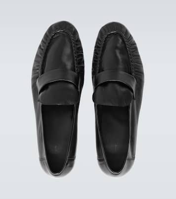 Soft leather loafers | The Row