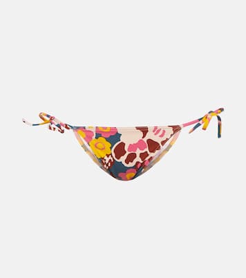 Culotte de bikini Kaki imprimée | Eres