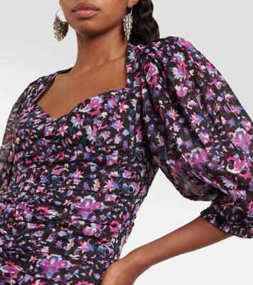 Robe Lunesa imprimée en coton | Marant Etoile