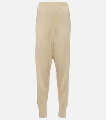 Pantalon tapered Dalbero en lin et soie | The Row