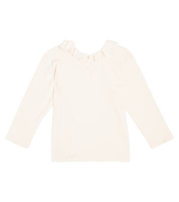 Baby Billa cotton velvet T-shirt | Bonpoint