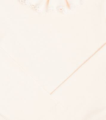 Baby Billa cotton velvet T-shirt | Bonpoint