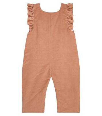 Baby Delphina cotton corduroy overalls | La Coqueta
