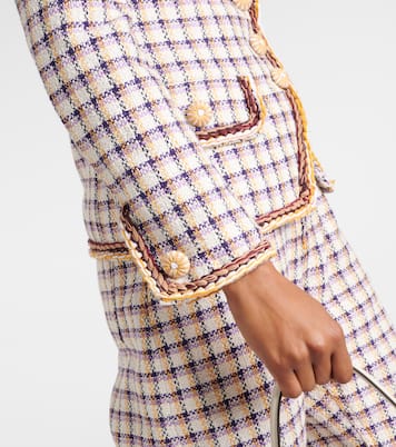 Checked cotton-blend jacket | Etro