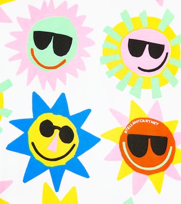 Printed cotton jersey T-shirt dress | Stella McCartney Kids