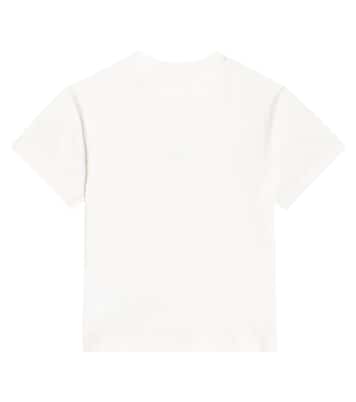 T-shirt in jersey di cotone con logo | Palm Angels Kids