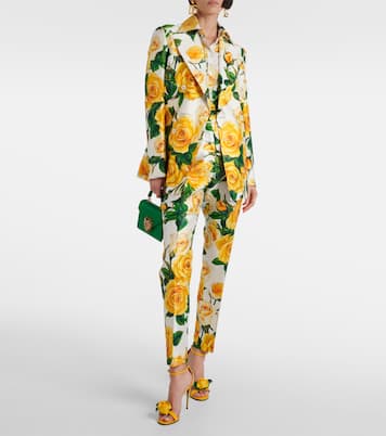 Blazer Turlington aus einem Seidengemisch | Dolce&Gabbana