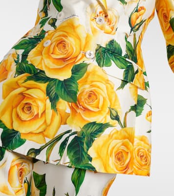 Blazer Turlington aus einem Seidengemisch | Dolce&Gabbana
