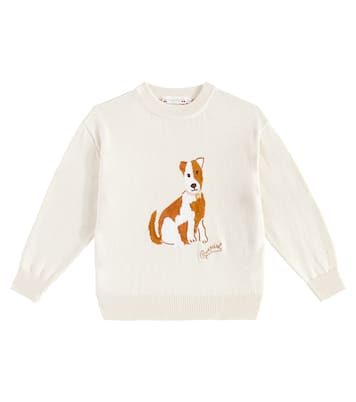 Anumati pointelle wool and cotton sweater | Bonpoint