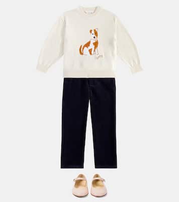 Anumati pointelle wool and cotton sweater | Bonpoint