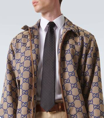 Krawatte GG aus Seiden-Twill | Gucci