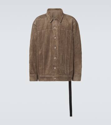 Chaqueta oversized Jumbo de pana de algodón | Rick Owens