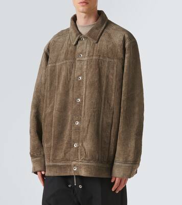 Chaqueta oversized Jumbo de pana de algodón | Rick Owens