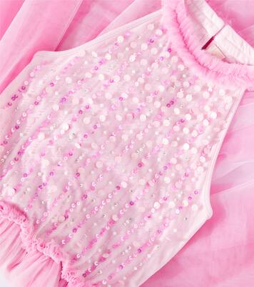 Robe Light Sound en coton et tulle | Tutu Du Monde