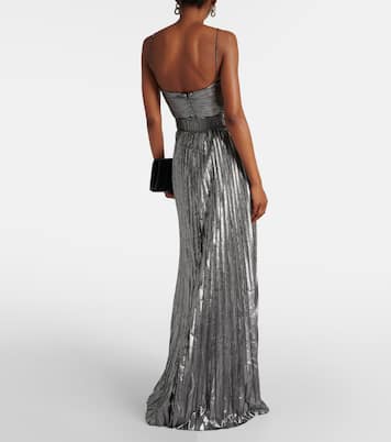 Lumi pleated gown | Rebecca Vallance