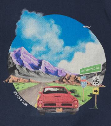 Bedrucktes Sweatshirt aus Baumwoll-Jersey | Scotch & Soda Kids