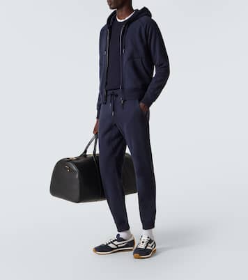Sneakers Mick mit Veloursleder | Tom Ford