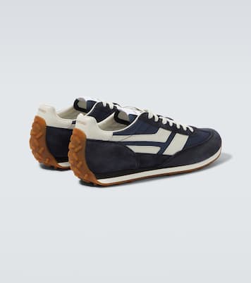 Sneakers Mick mit Veloursleder | Tom Ford