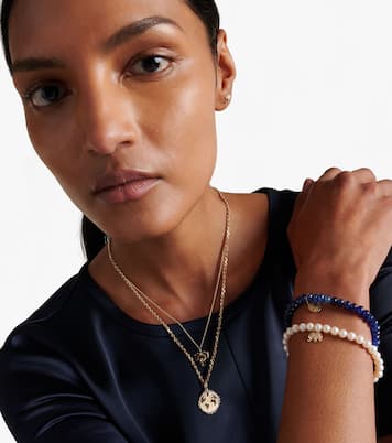 Elephant Tail 14kt gold necklace with diamonds | Sydney Evan